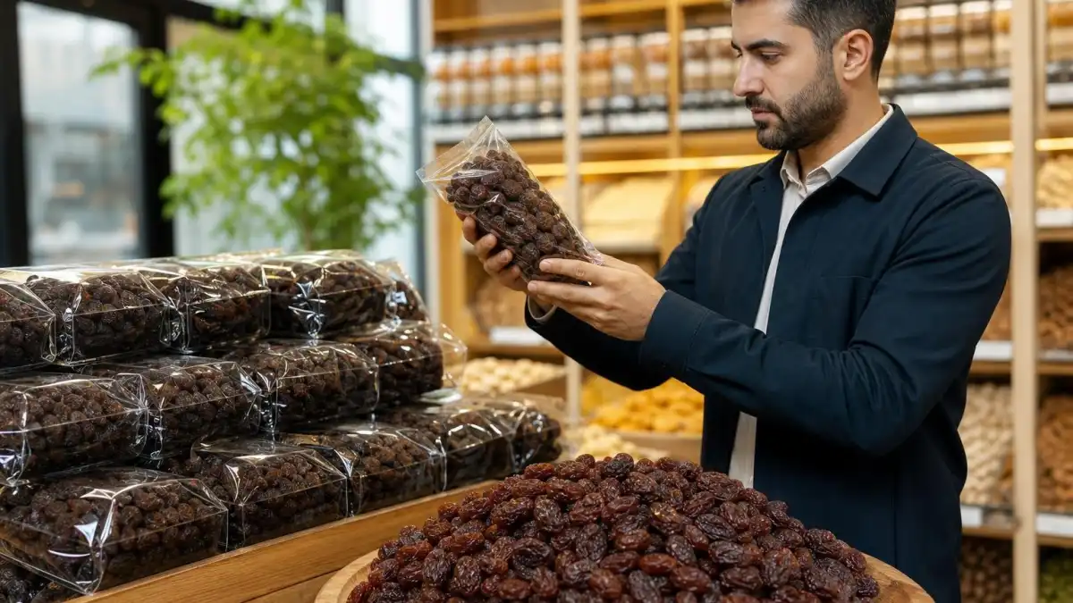مویز شاهانی بدون هسته برای سفارش مصرفکنندگان